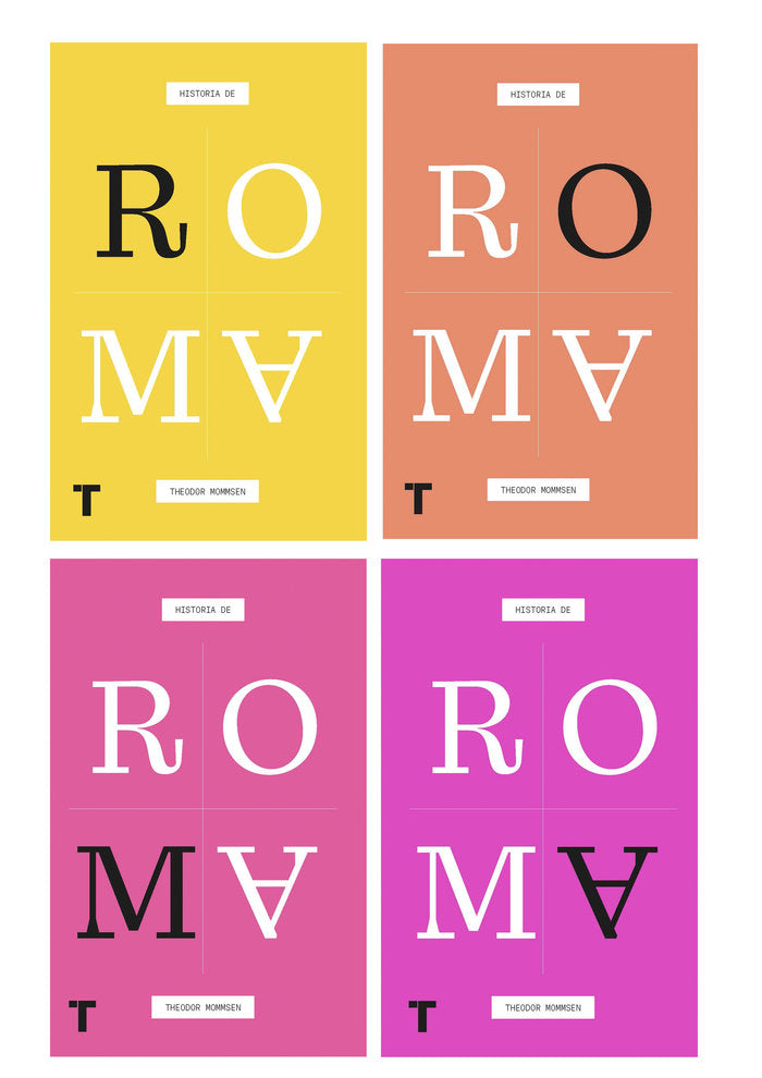 HISTORIA DE ROMA (4 VOL.), de MOMMSEN, THEODOR | portada del libro
