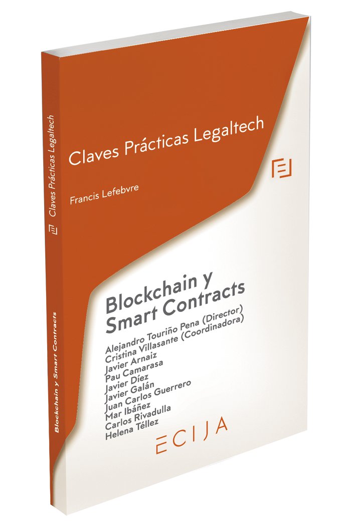 CLAVES PRACTICAS BLOCKCHAIN Y SMART CONTRACTS, de LEFEBVRE-EL DERECHO | portada del libro