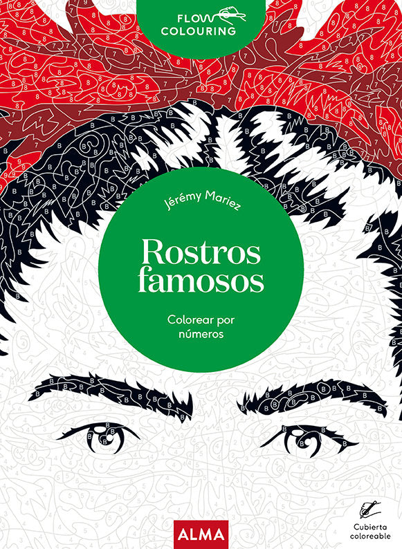 Rostros famosos (Flow Colouring), de MARIEZ | portada del libro
