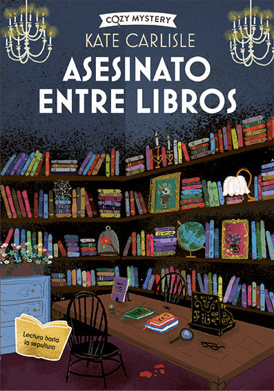 Asesinato entre libros (Cozy Mystery), de CARLISLE, KATE | portada del libro