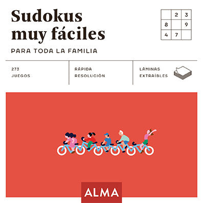 SUDOKUS MY FACILES PARA TODA LA FAMILIA, de VARIOS AUTORES | portada del libro