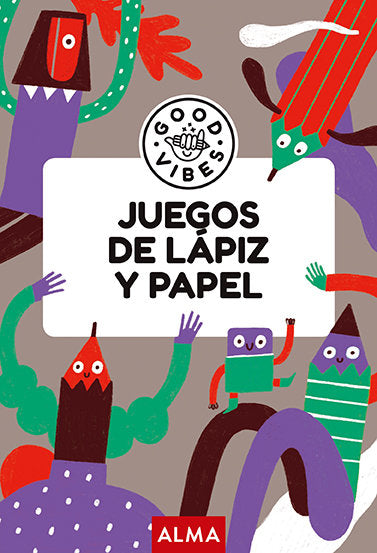 JUEGOS DE LAPIZ Y PAPEL GOOD VIBES, de NAVARRO, ·NGELS | portada del libro