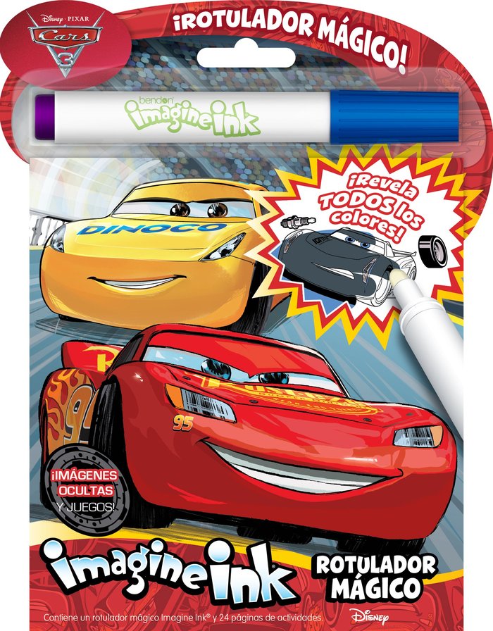 CARS 3. ROTULADOR MAGICO, de DISNEY | portada del libro