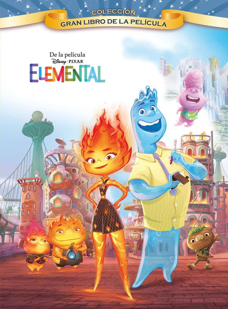 ELEMENTAL. GRAN LIBRO DE LA PELICULA, de DISNEY | portada del libro