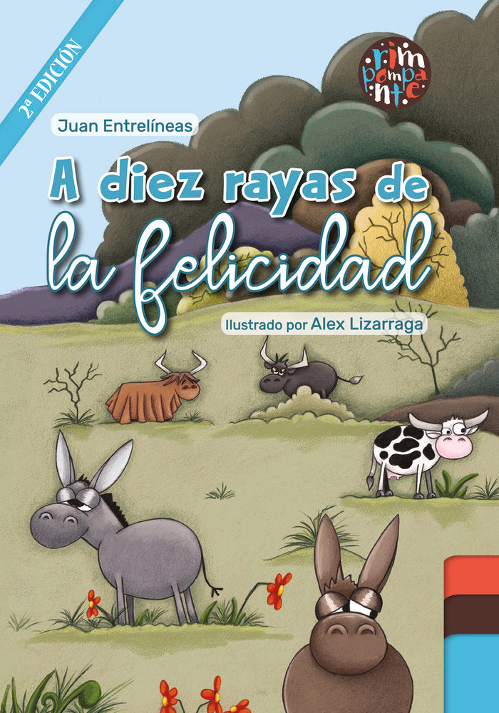 A diez rayas de la felicidad, de Entrelíneas, Juan | portada del libro