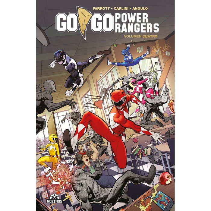 GO GO POWER RANGERS 4, de DAN MORA | portada del libro