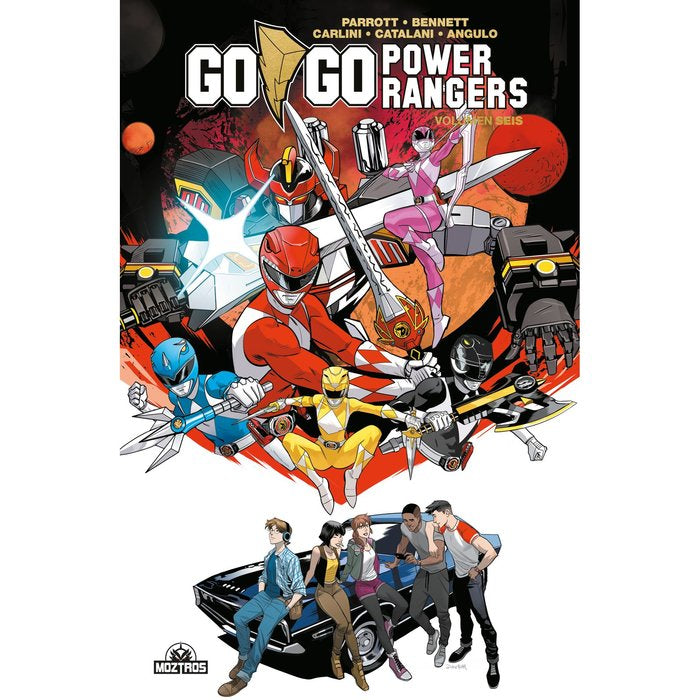 GO GO POWER RANGERS 06, de PARROT, RYAN | portada del libro