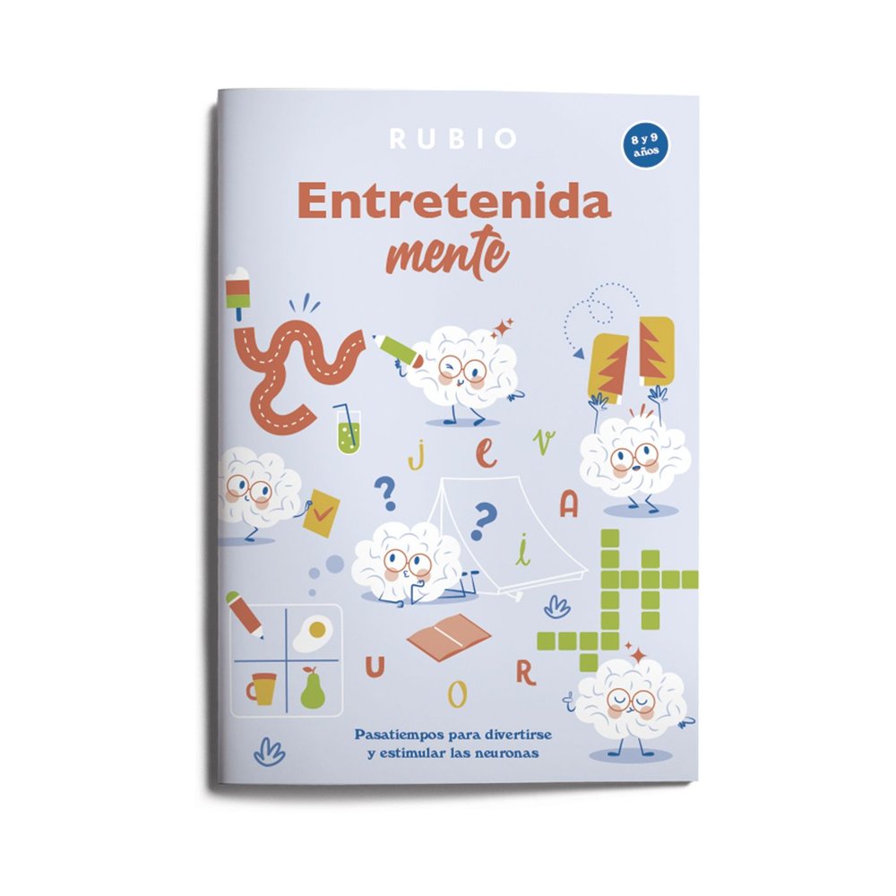 ENTRETENIDAMENTE 8-9 AÑOS, de SAPIÑA GONZALEZ, AGUEDA | portada del libro