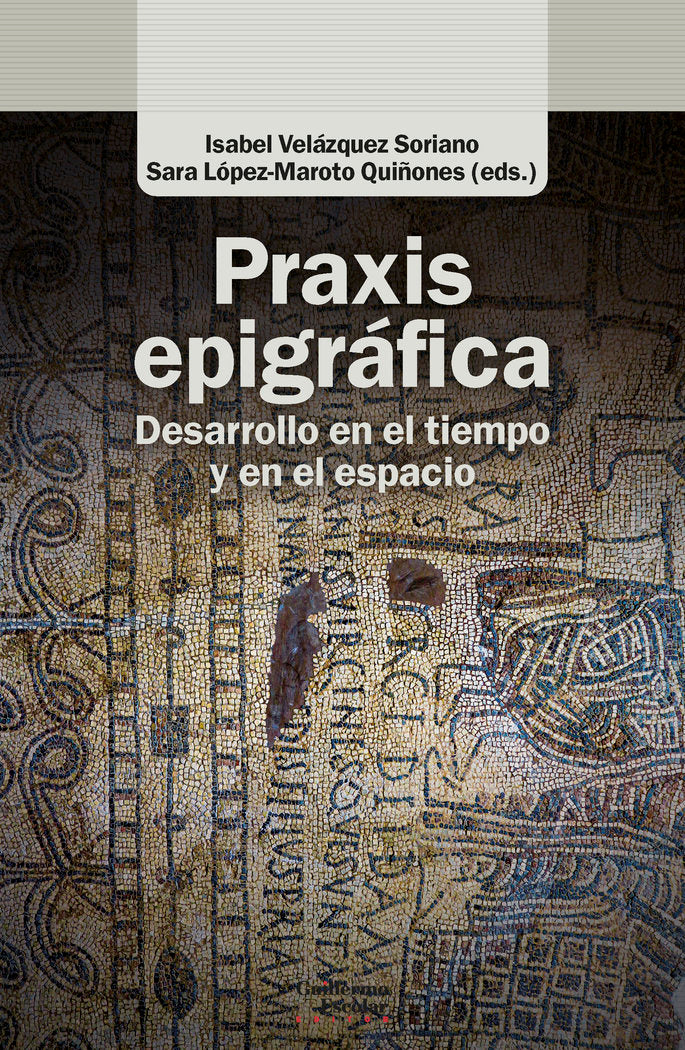 Praxis epigráfica | portada del libro