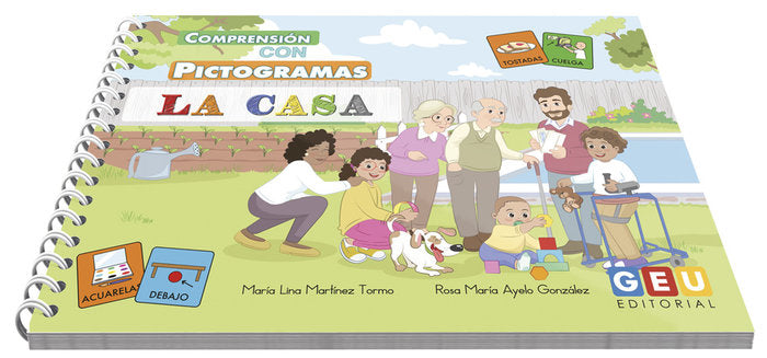 COMPRENSION CON PICTOGRAMAS LA CASA, de Ayelo, Rosa Mª | portada del libro