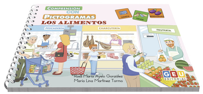 Comprensión con pictogramas. Los alimentos, de Martínez Tormo, Mª Lina | portada del libro