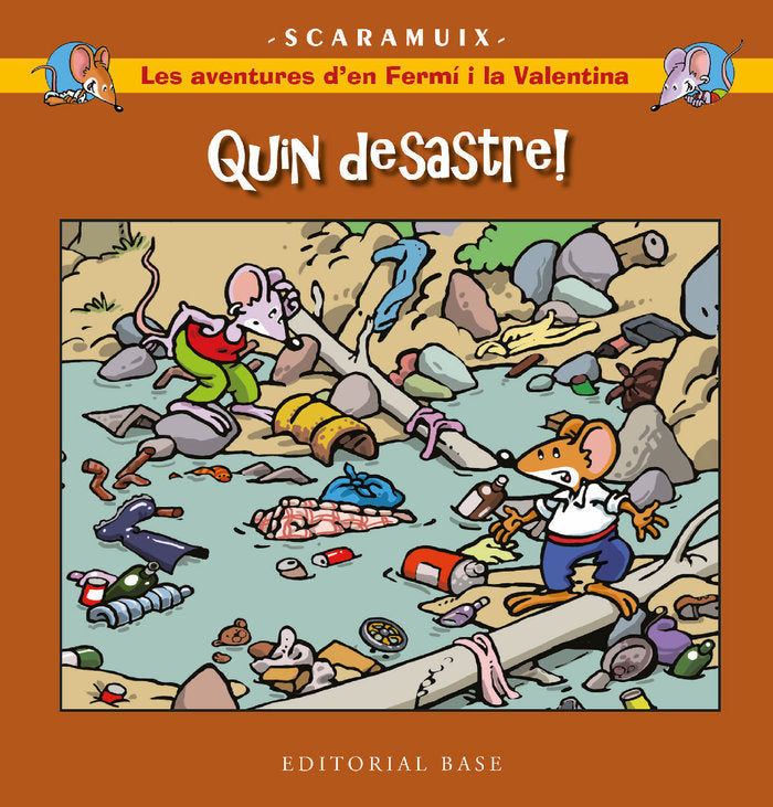 LES AVENTURES DEN FERMI I LA VALENTINA 5 QUIN DESASTRE, de ROMANI BONFILL, JOAN | portada del libro