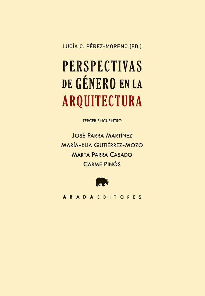 PERSPECTIVAS DE GENERO EN LA ARQUITECTURA TERCER ENCUENTRO | portada del libro