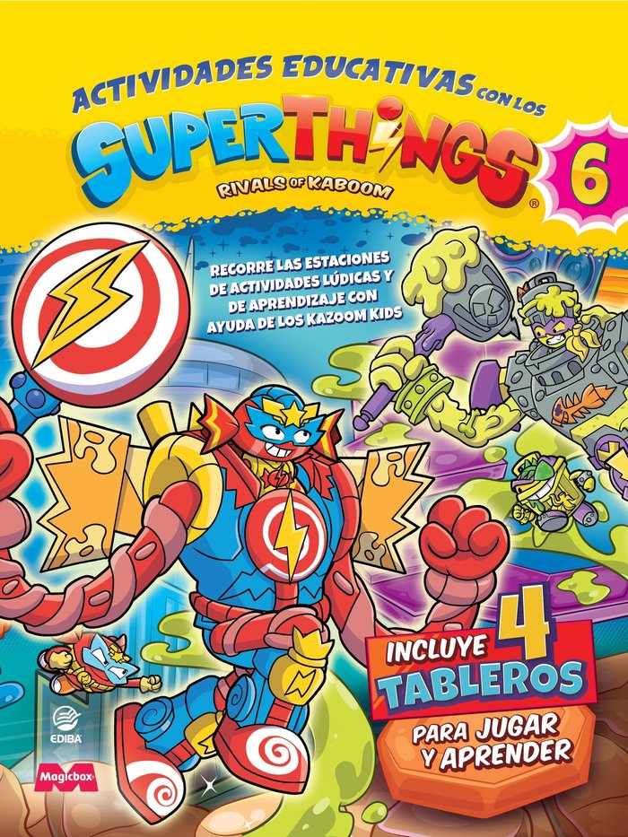 Actividades Educativas con los Superthings - Mutant Battle | portada del libro