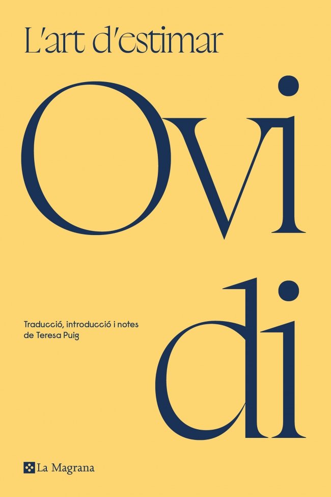 L'ART D'ESTIMAR, de OVIDI | portada del libro
