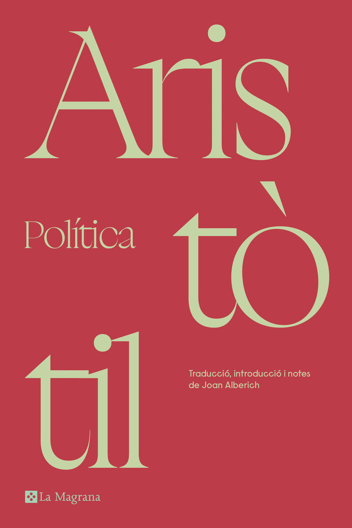 POLITICA, de ARISTOTIL | portada del libro