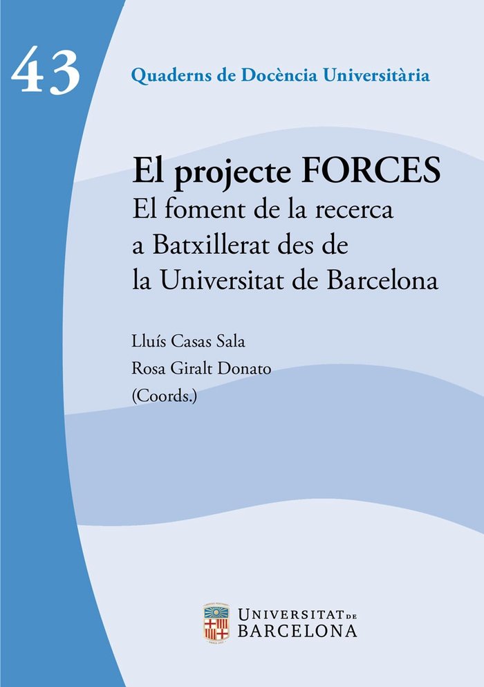 EL PROJECTE FORCES, de CASAS SALAS | portada del libro