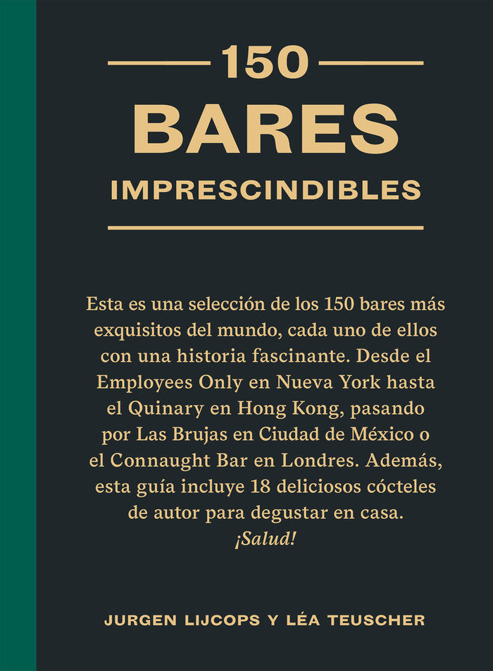 150 BARES IMPRESCINDIBLES, de LIJCOPS,JURGEN | portada del libro
