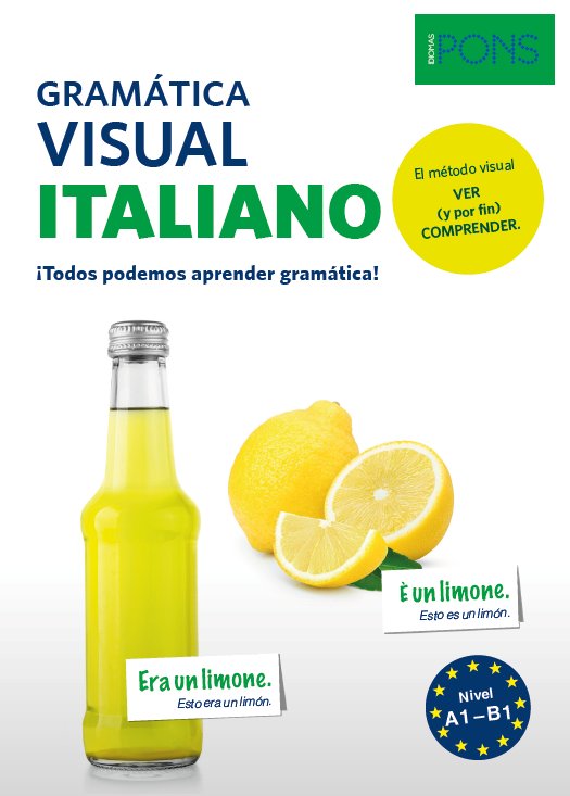 GRAMATICA VISUAL ITALIANO PONS | portada del libro