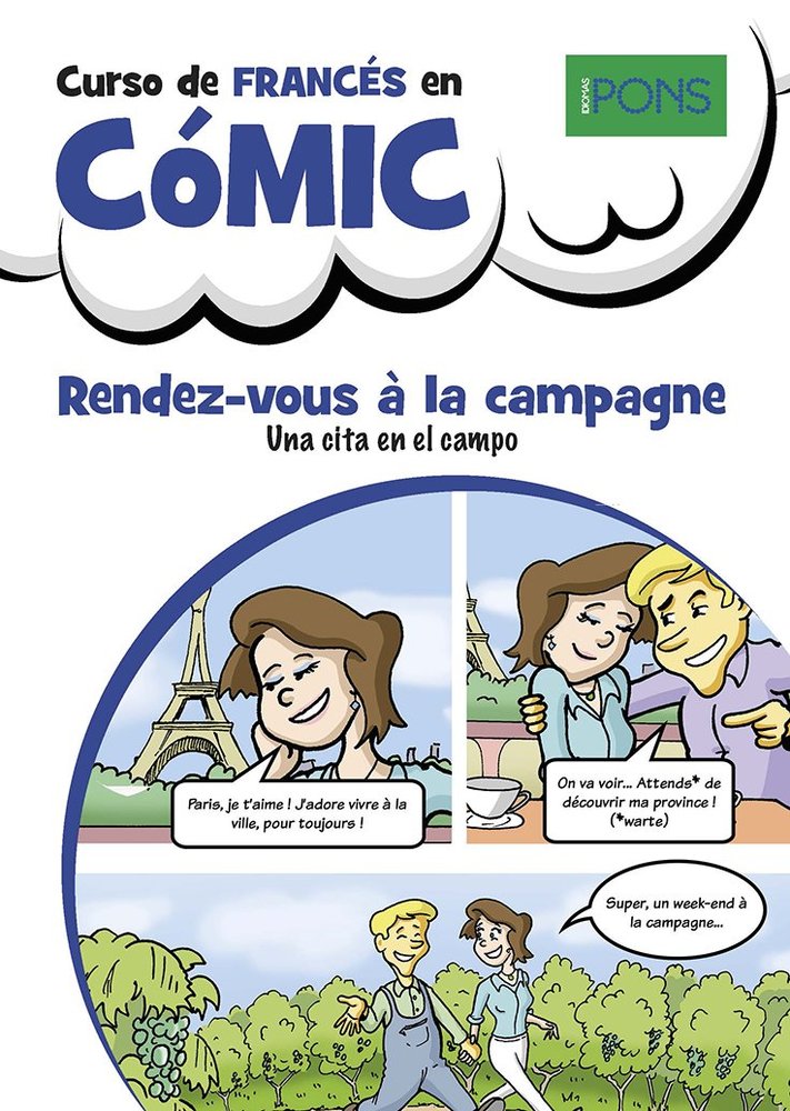 PONS CURSO FRANCES EN COMIC, de LANGENBACH, ISABELLE | portada del libro