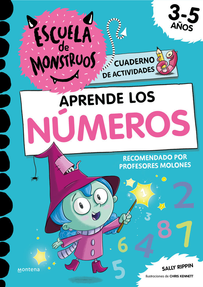 APRENDER LOS NUMEROS EN LA ESCUELA DE MONSTRUOS, de RIPPIN, SALLY | portada del libro