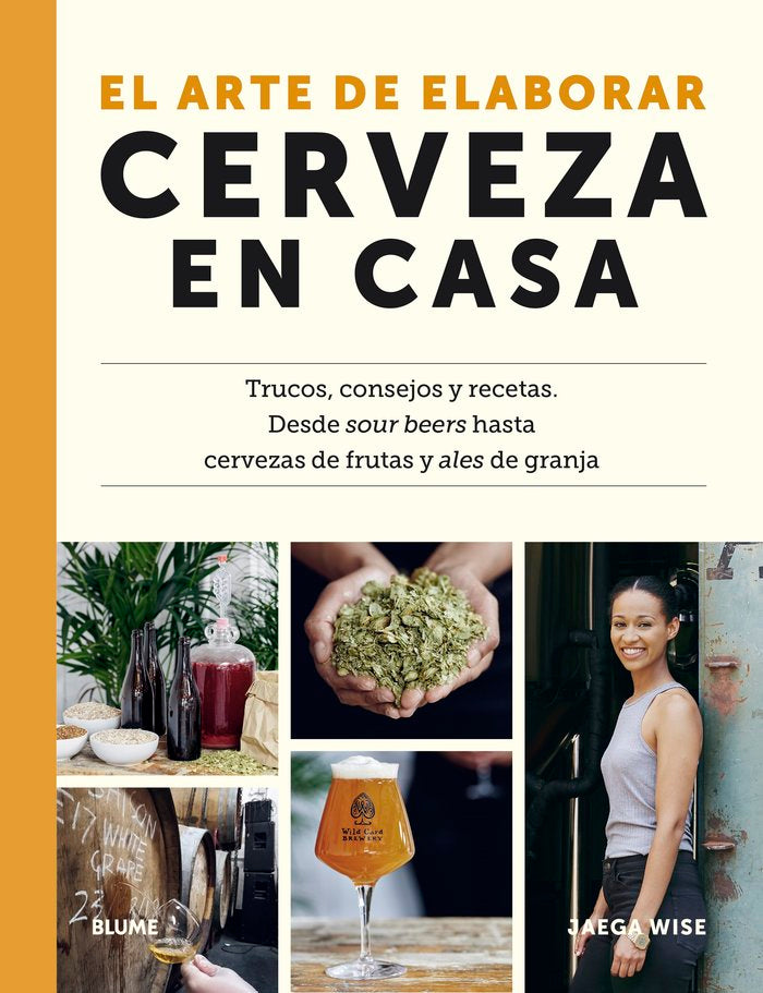 CERVEZA EN CASA, EL ARTE DE ELABORAR, de WISE | portada del libro