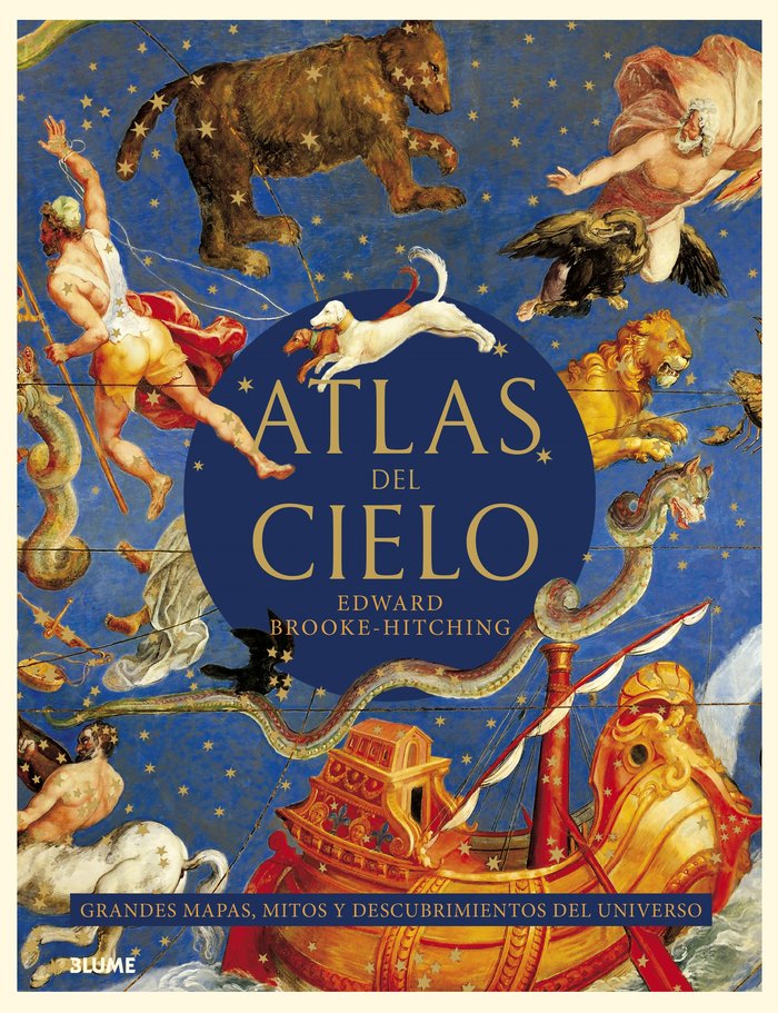 ATLAS DEL CIELO. GRANDES MAPAS, MITOS..., de BROOKE HITCHING | portada del libro