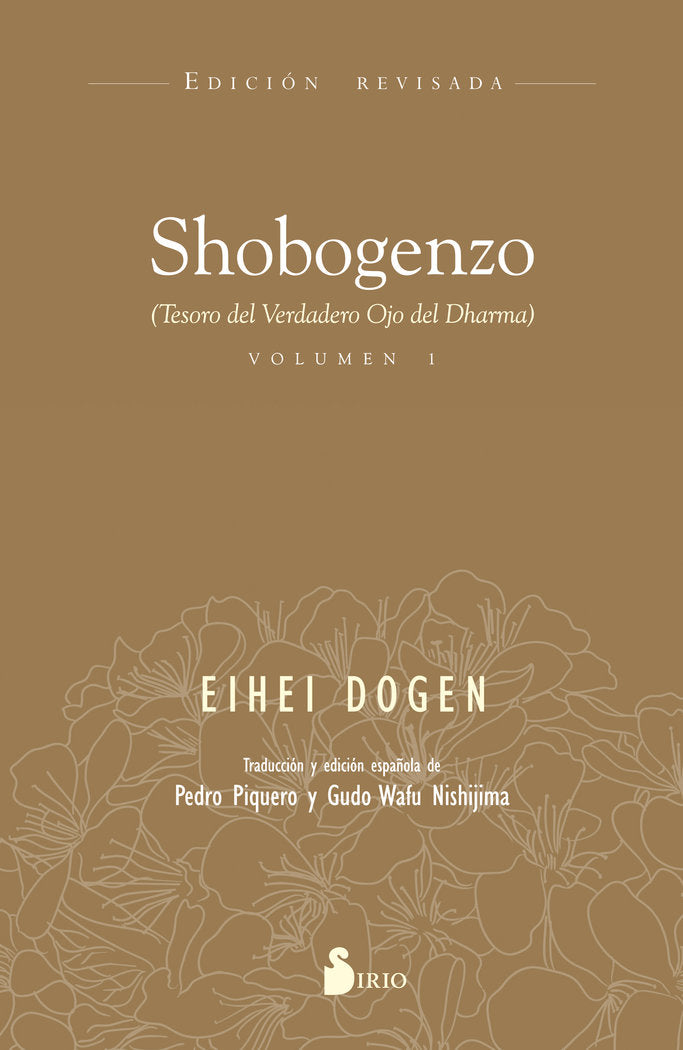 SHOBOGENZO (VOLUMEN 1), de EIHEI DOGEN | portada del libro