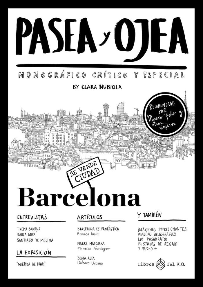 PASEA Y OJEA, de NUBIOLA, CLARA | portada del libro