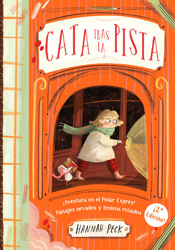 Cata tras la pista: ¡Aventura en el Polar Exprés! Paisajes nevados y t, de PECK | portada del libro