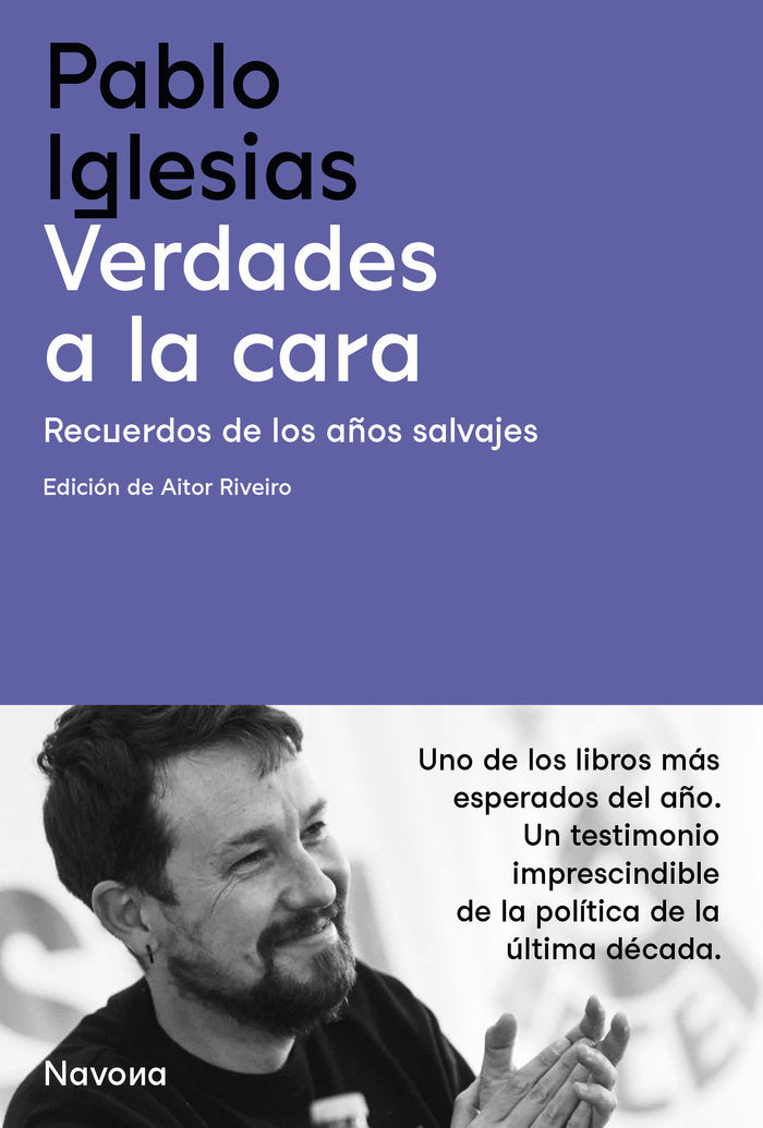 Verdades a la cara, de IGLESIAS,PABLO | portada del libro