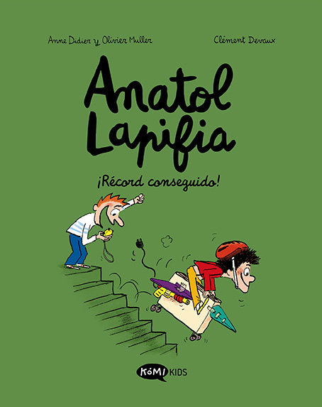 ANATOL LAPIFIA VOL. 4 - RECORD CONSEGUIDO, de DIDIER, ANNE | portada del libro