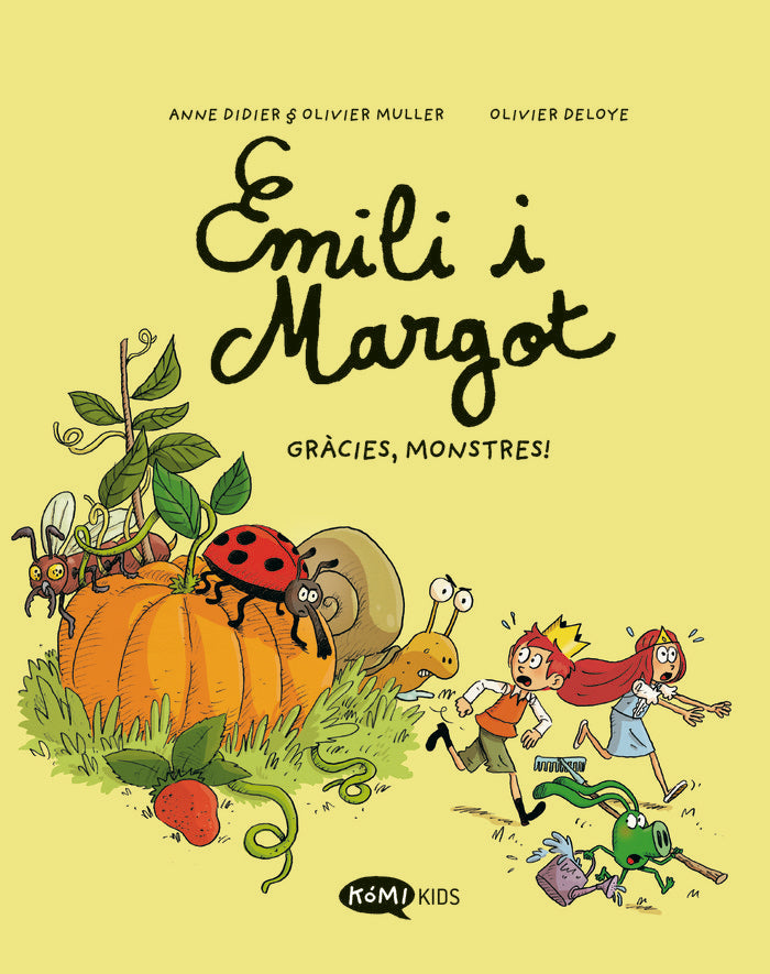 EMILIO I MARGOT 4 GRACIES MONSTRES, de DIDIER, ANNE | portada del libro
