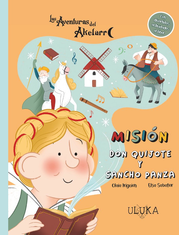 Misión don Quijote y Sancho Panza, de Irigoien Iriondo, Olaia | portada del libro