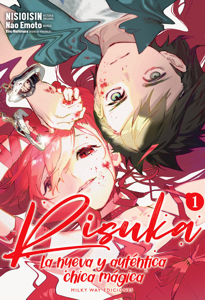 RISUKA, LA NUEVA Y AUTÉNTICA CHICA MÁGICA 1, de -, NISIOISIN | portada del libro