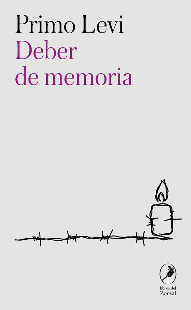 Deber de memoria, de LEVI,PRIMO | portada del libro