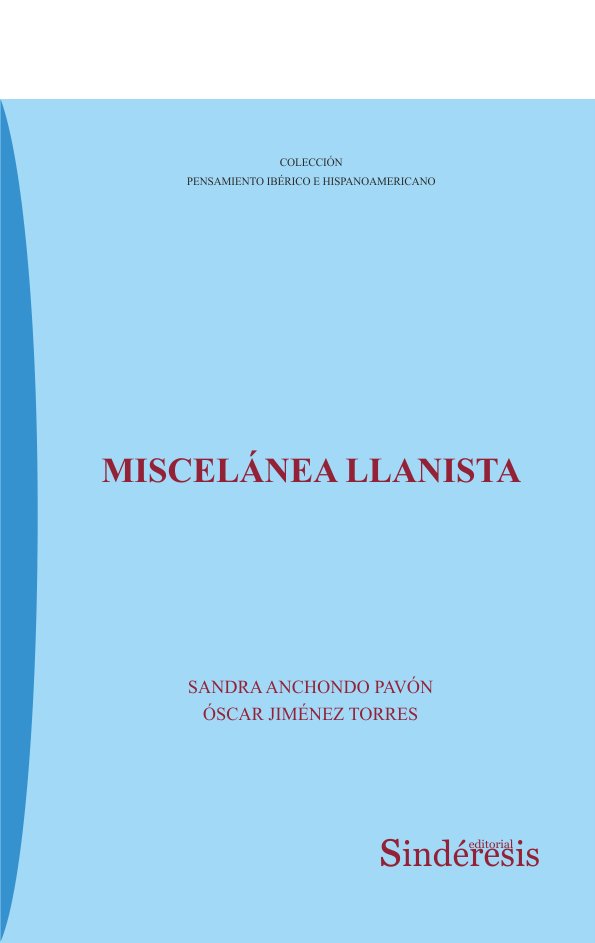 MISCELANEA LLANISTA, de ANCHONDO PAVON, SANDRA | portada del libro