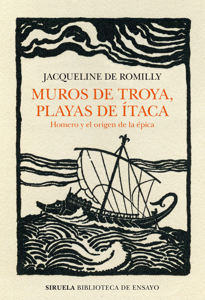 MUROS DE TROYA PLAYAS DE ITACA, de JACQUELINE DE ROMILLY | portada del libro