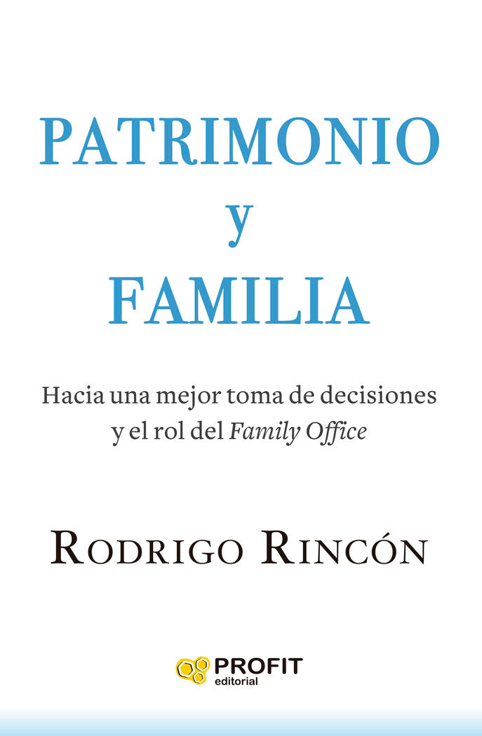 PATRIMONIO Y FAMILIA, de RINCON FERNANDEZ | portada del libro