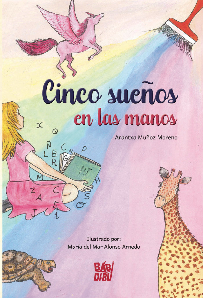 CINCO SUEÑOS EN LAS MANOS, de MUÑOZ MORENO, ARANTXA | portada del libro
