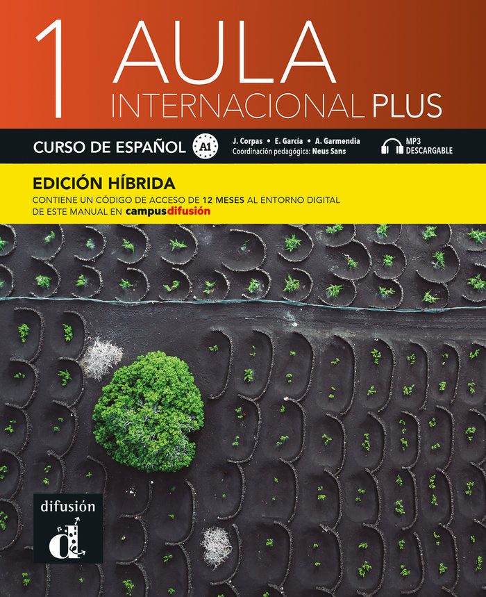 AULA INT. PLUS 1 ED.HIBRIDA L. DEL ALUMNO, de CORPAS, JAIME | portada del libro