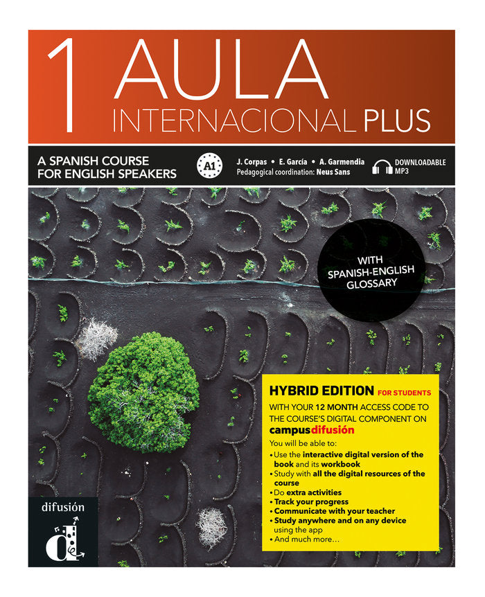 AULA INTERNACIONAL PLUS 1 HIBRIDA INGLES LIBRO ALUMNO | portada del libro