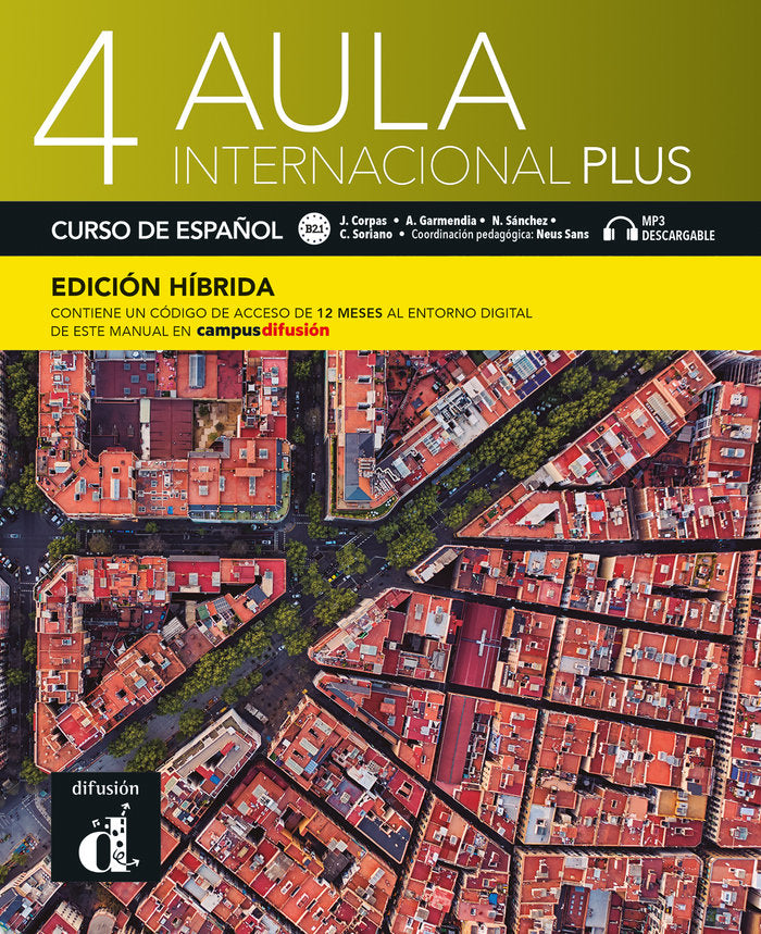 Aula Internacional Plus 4 Ed.hibrida L. del alumno | portada del libro