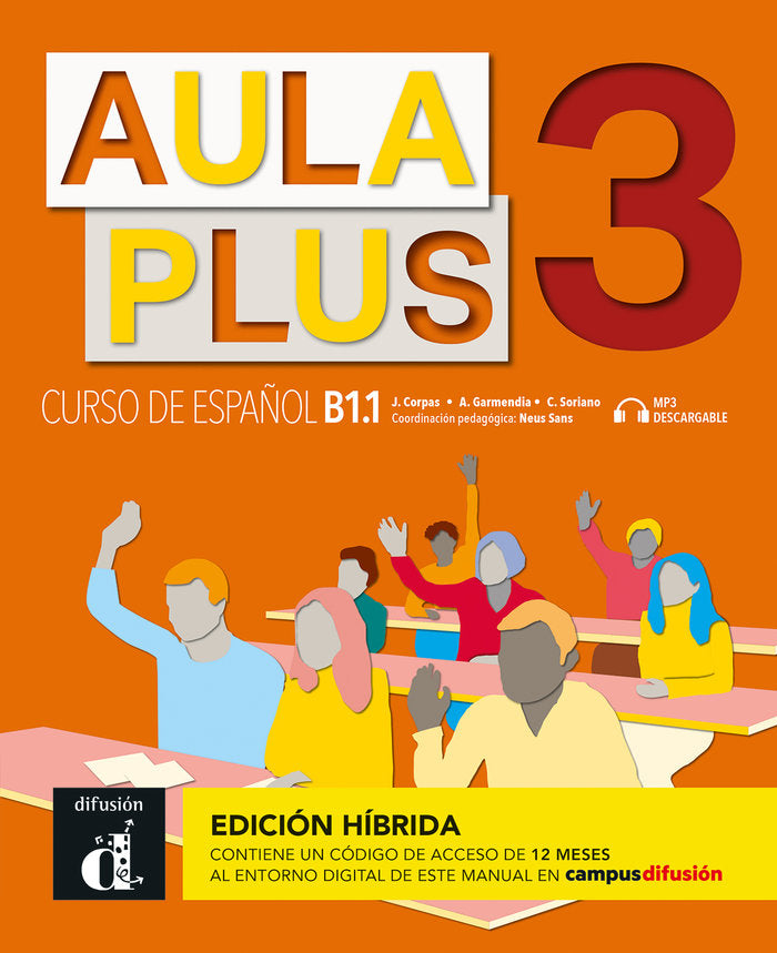 Aula Plus 3 Ed. Hibrida L. del alumno | portada del libro