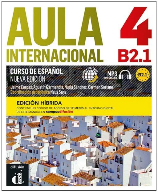 AULA NUEVA EDICION 4 ED HIBRIDA LIBRO DEL ALUMNO+CD | portada del libro