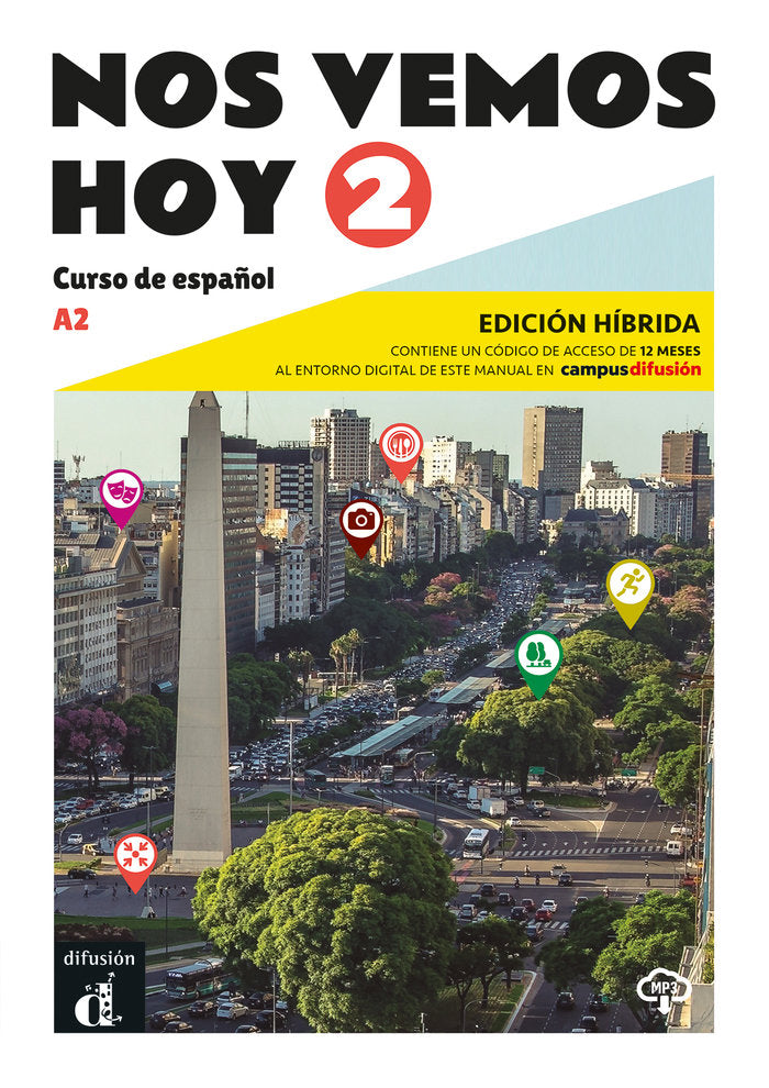 NOS VEMOS HOY 2 ED. HIBRIADA EDICION PARA ESTUDIANTES, de LLORET IVORRA, EVA MARIA | portada del libro