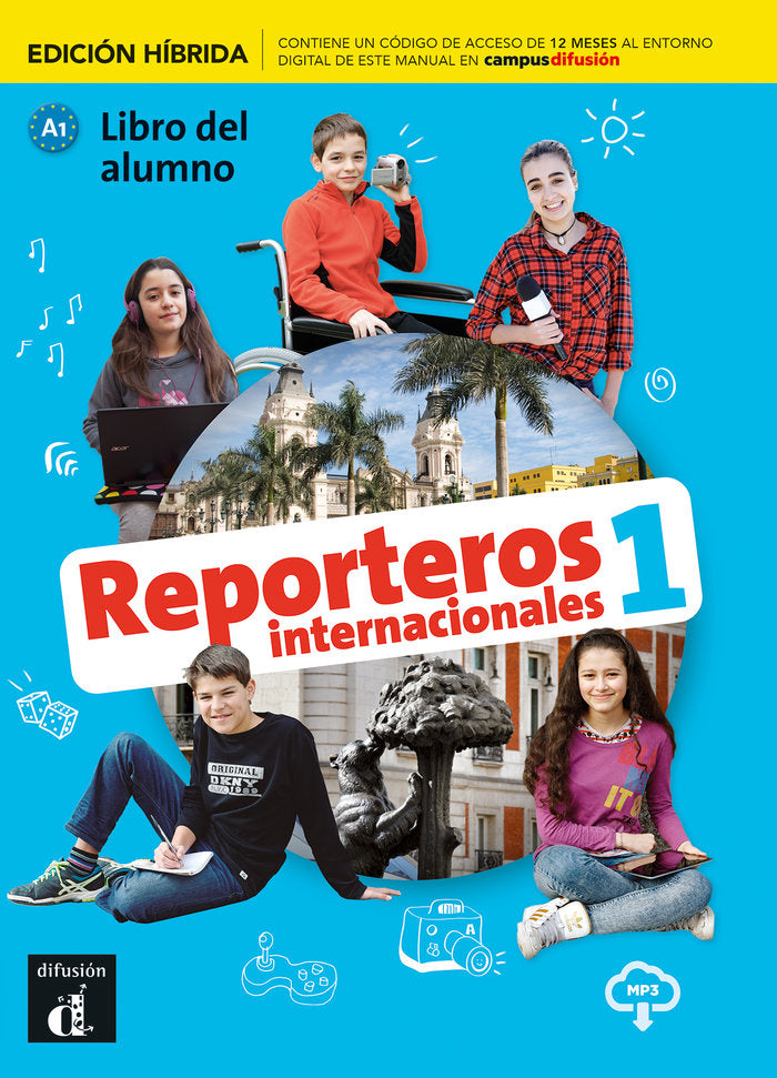 REPORTEROS INT. 1 ED.HIBRIDA L. DEL ALUMNO, de CALABRIA, MARCELA | portada del libro