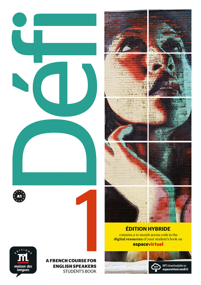 DEFI 1 A1 EDITION HYBRIDE STUDENTS BOOK | portada del libro