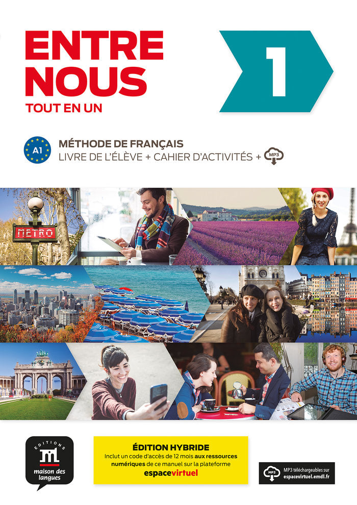 ENTRE NOUS 1 ED HYBRIDE TOUT EN UN | portada del libro