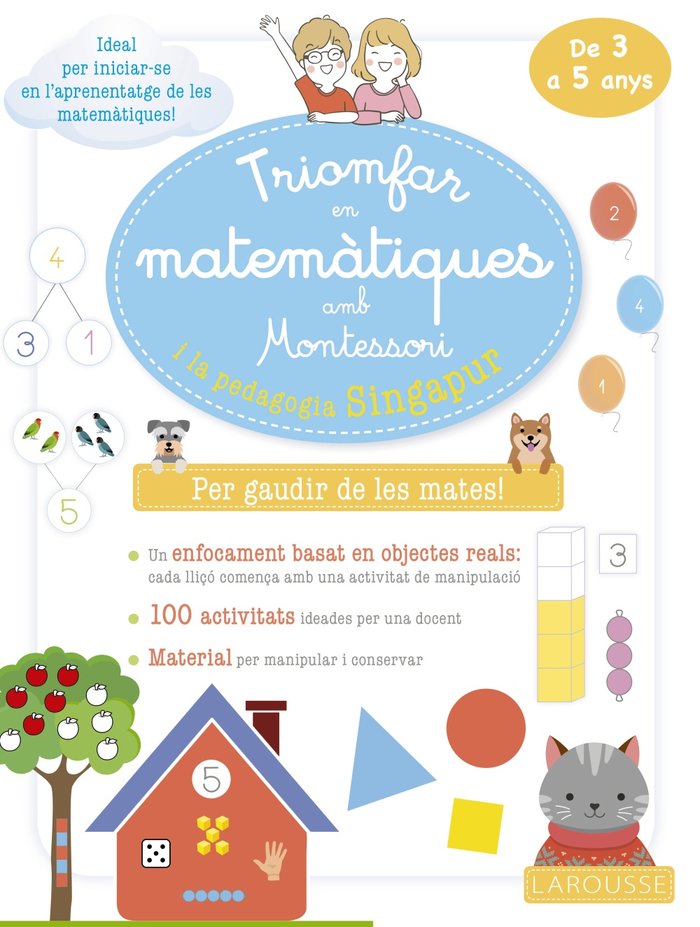 TRIOMFAR EN MATEMATIQUES AMB MONTESSORI I LA PEDAGOGIA SINGA, de URVOY, DELPHINE | portada del libro